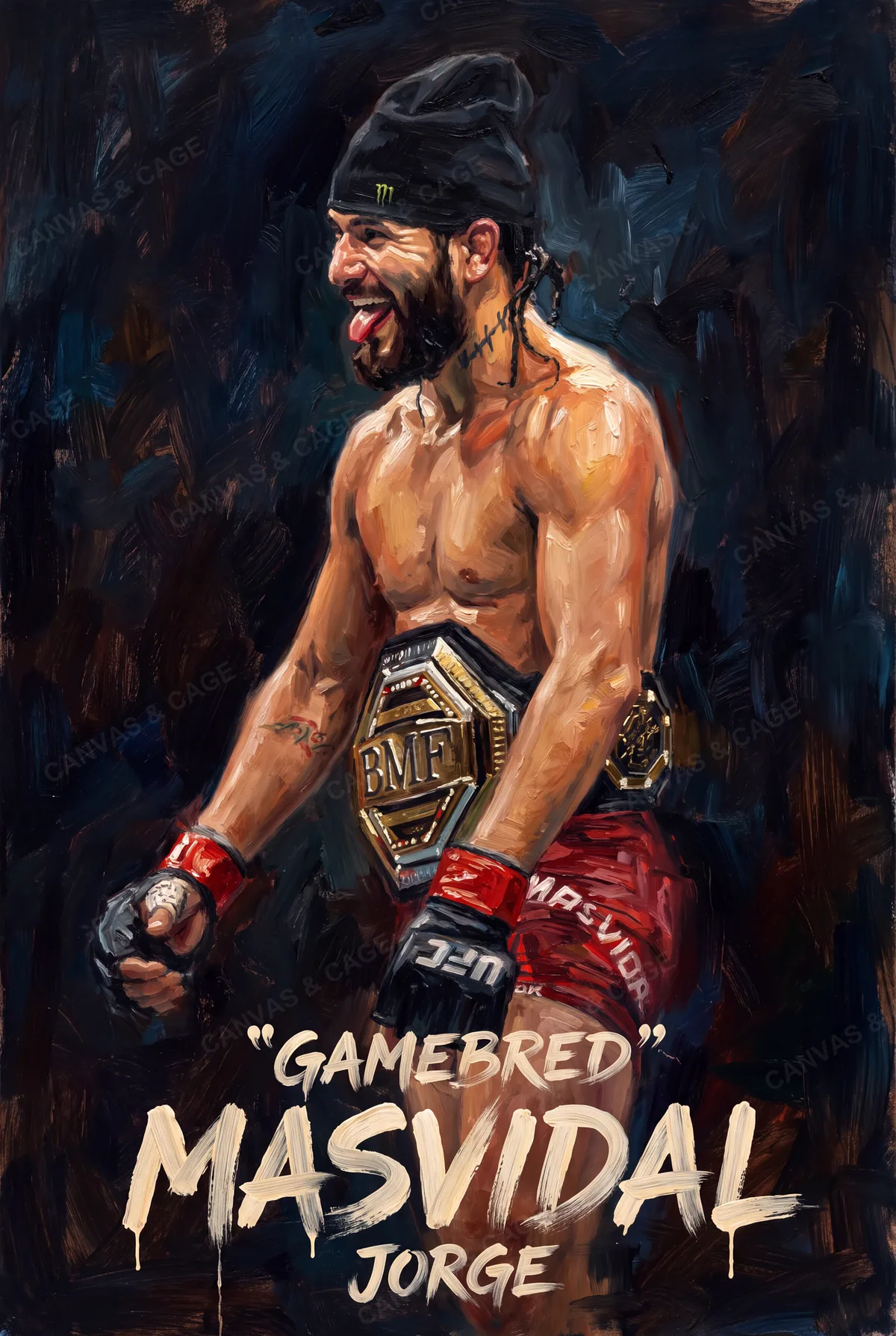 Jorge Masvidal — The flying knee on Askren, five seconds in, UFC 239