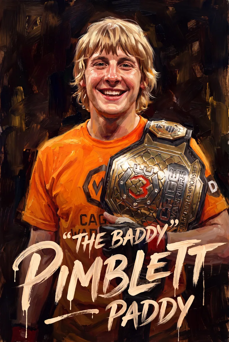 Paddy Pimblett — Both arms cinched round the head, opponent bent double