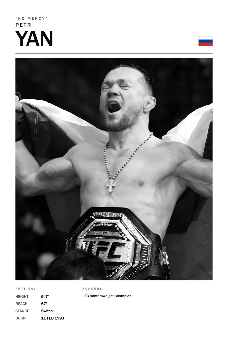Petr Yan — The belt buckled on, the flag spread wide, roaring